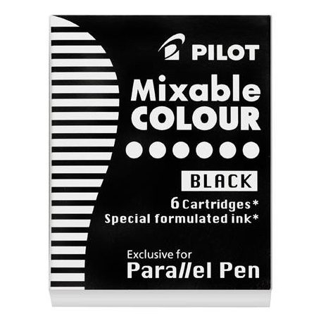 PILOT Töltőtoll patron, PILOT "Parallel Pen", fekete