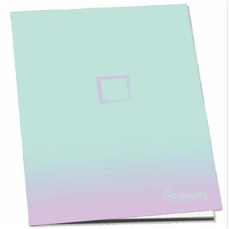 PULSE Füzet, tűzött, A4, kockás, 52 lap, PULSE "Pastel Colours"