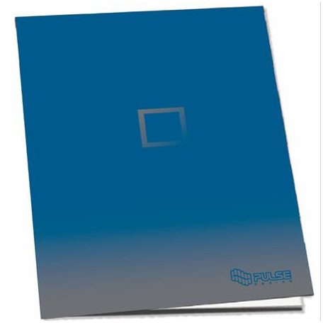 PULSE Füzet, tűzött, A4, kockás, 52 lap, PULSE "Dark Colours"