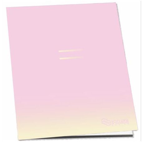 PULSE Füzet, tűzött, A5, vonalas, 52 lap, PULSE "Pastel Colourss"