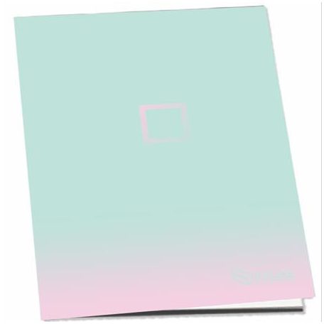 PULSE Füzet, tűzött, A5, kockás, 52 lap, PULSE "Pastel Colours"