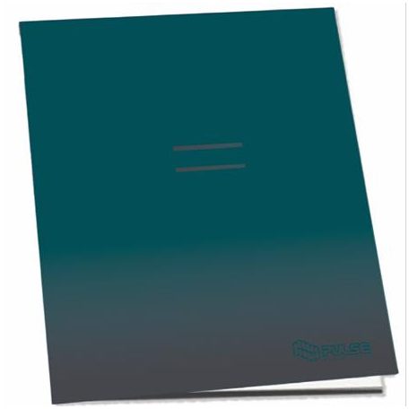 PULSE Füzet, tűzött, A5, vonalas, 52 lap, PULSE "Dark Colours"