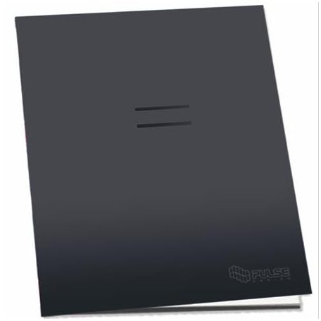 PULSE Füzet, tűzött, A5, vonalas, 52 lap, PULSE "Dark Colours"