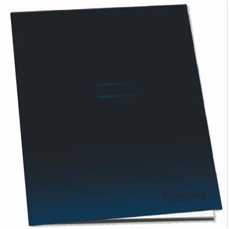 PULSE Füzet, tűzött, A5, vonalas, 52 lap, PULSE "Dark Colours"