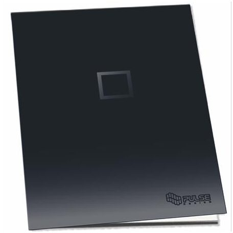 PULSE Füzet, tűzött, A5, kockás, 52 lap, PULSE "Dark Colours"