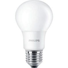   PHILIPS LED izzó, E27, gömb, A60, 5.5W, 470lm, 2700K, PHILIPS "CorePro"
