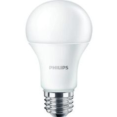   PHILIPS LED izzó, E27,gömb, 10W, 1055lm, 230V, 4000K, A60, PHILIPS "CorePro"