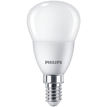 PHILIPS LED izzó, E14, kisgömb, P45, 5W, 470lm, 2700K, PHILIPS "CorePro"