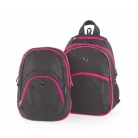 PULSE Hátizsák, 2in1, notebook tartóval és audió csatlakozóval, PULSE "Teens", pink-fekete