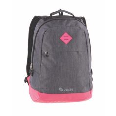   PULSE Hátizsák, notebook tartóval, PULSE "Bicolor", szürke-pink