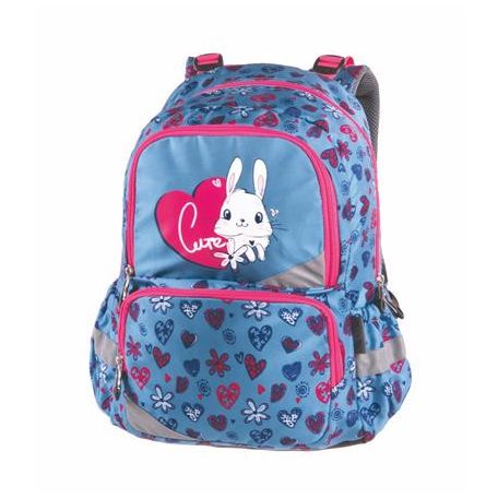 PULSE Hátizsák, anatómiai, PULSE "Anatomic Little Rabbit", kék-rózsaszín