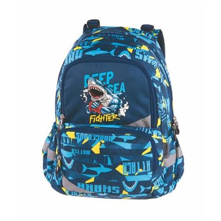 PULSE Hátizsák, anatómiai, PULSE "Anatomic Deep Sea Fighter", világoskék-sötétkék