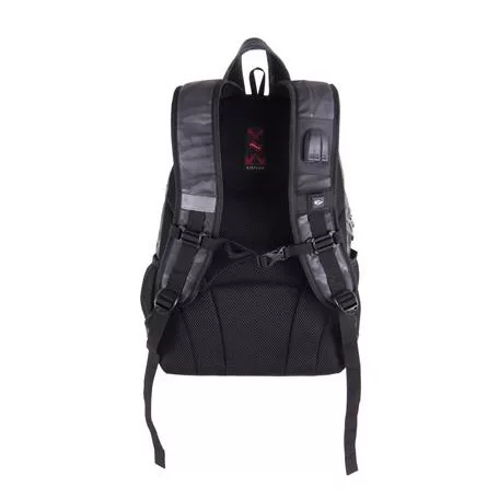 PULSE Hátizsák, 2in1, notebook tartóval és audió csatlakozóval, PULSE "Teens Tough Army"