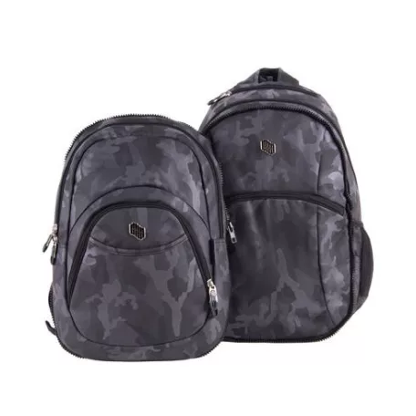 PULSE Hátizsák, 2in1, notebook tartóval és audió csatlakozóval, PULSE "Teens Tough Army"