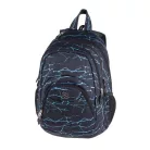 PULSE Hátizsák, 2in1, notebook tartóval és audió csatlakozóval, PULSE "Teens Blue Lava"