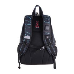   PULSE Hátizsák, 2in1, notebook tartóval és audió csatlakozóval, PULSE "Teens Blue Lava"