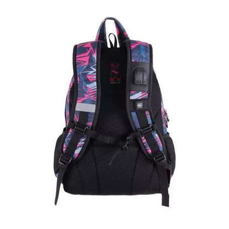 PULSE Hátizsák, 2in1, notebook tartóval és audió csatlakozóval, PULSE "Teens Pink Ice"