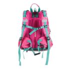 PULSE Hátizsák, anatómiai, PULSE "Anatomic Miu Mrrr", zöld-rózsaszín