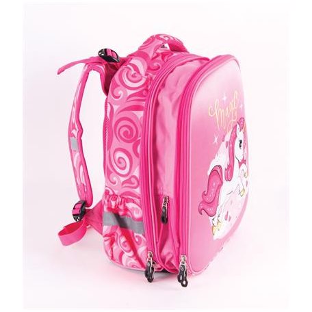 PULSE Hátizsák, anatómiai, PULSE "Anatomic Cube Pink Magic", rózsaszín