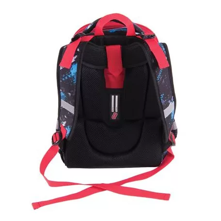 PULSE Hátizsák, anatómiai, PULSE "Anatomic Cube Off-Road", fekete-piros