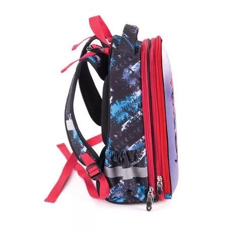 PULSE Hátizsák, anatómiai, PULSE "Anatomic Cube Off-Road", fekete-piros