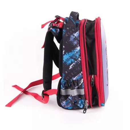 PULSE Hátizsák, anatómiai, PULSE "Anatomic Cube Off-Road", fekete-piros