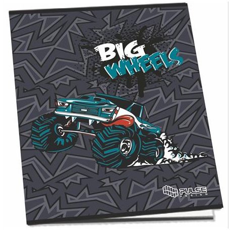 PULSE Füzet, tűzött, A5, kockás, 52 lap, PULSE "Boys"