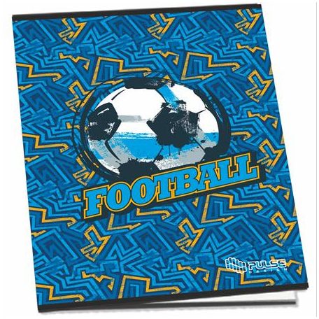 PULSE Füzet, tűzött, A5, kockás, 52 lap, PULSE "Boys"