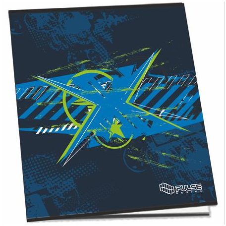 PULSE Füzet, tűzött, A5, kockás, 52 lap, PULSE "Boys"