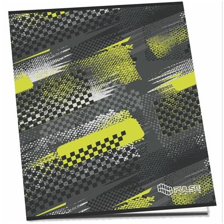 PULSE Füzet, tűzött, A4, kockás, 52 lap, PULSE "Boys"