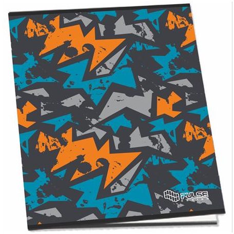 PULSE Füzet, tűzött, A4, kockás, 52 lap, PULSE "Boys"