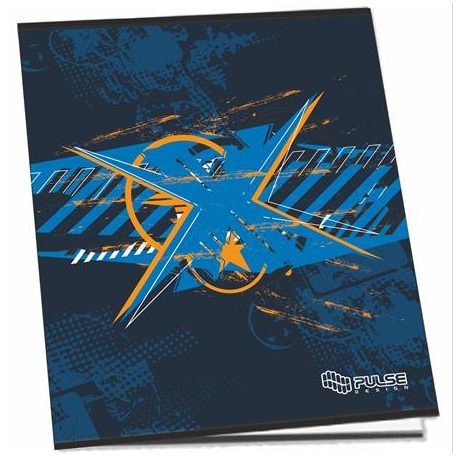 PULSE Füzet, tűzött, A4, kockás, 52 lap, PULSE "Boys"