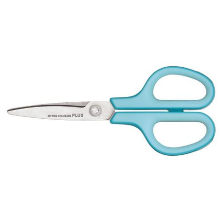 PLUS Olló, általános, 17,5 cm, PLUS "Fitcut Curve", világoskék