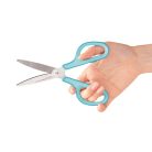 PLUS Olló, általános, 17,5 cm, PLUS "Fitcut Curve", világoskék