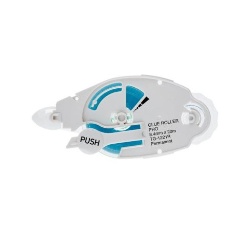 PLUS Ragasztó roller utántöltő kazetta, 8,4mm x 20 m, PLUS