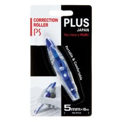   PLUS Hibajavító roller, 5mm x 6m, PLUS "PS", kék