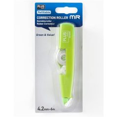   PLUS Hibajavító roller, 4,2mm x 6m, PLUS "MR", zöld