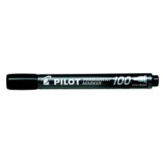   PILOT Alkoholos marker, 1 mm, kúpos, PILOT "Permanent Marker 100", fekete