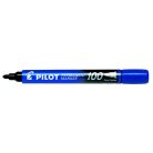 PILOT Alkoholos marker, 1 mm, kúpos, PILOT "Permanent Marker 100", kék