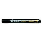 PILOT Alkoholos marker, 1,5-4 mm, vágott, PILOT "Permanent Marker 400", fekete