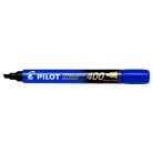 PILOT Alkoholos marker, 1,5-4 mm, vágott, PILOT "Permanent Marker 400", kék