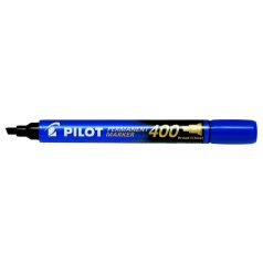   PILOT Alkoholos marker, 1,5-4 mm, vágott, PILOT "Permanent Marker 400", kék