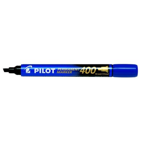 PILOT Alkoholos marker, 1,5-4 mm, vágott, PILOT "Permanent Marker 400", kék