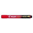 PILOT Alkoholos marker, 1,5-4 mm, vágott, PILOT "Permanent Marker 400", piros