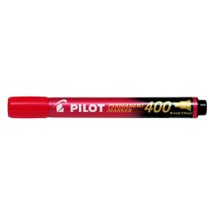   PILOT Alkoholos marker, 1,5-4 mm, vágott, PILOT "Permanent Marker 400", piros