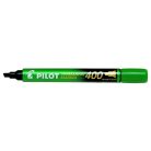 PILOT Alkoholos marker, 1,5-4 mm, vágott, PILOT "Permanent Marker 400", zöld