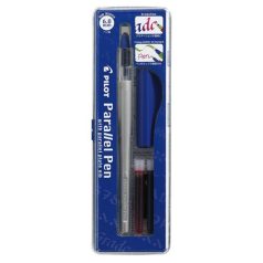   PILOT Töltőtoll, 0,5-6 mm, kék kupak, PILOT "Parallel Pen"