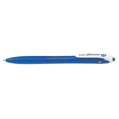   PILOT Golyóstoll, 0,18 mm, nyomógombos, PILOT "Rexgrip EF", kék
