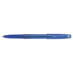   PILOT Golyóstoll, 0,22 mm, kupakos, PILOT "Super Grip G", kék
