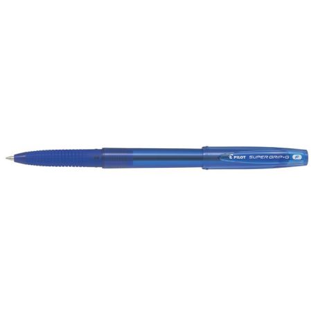PILOT Golyóstoll, 0,22 mm, kupakos, PILOT "Super Grip G", kék
